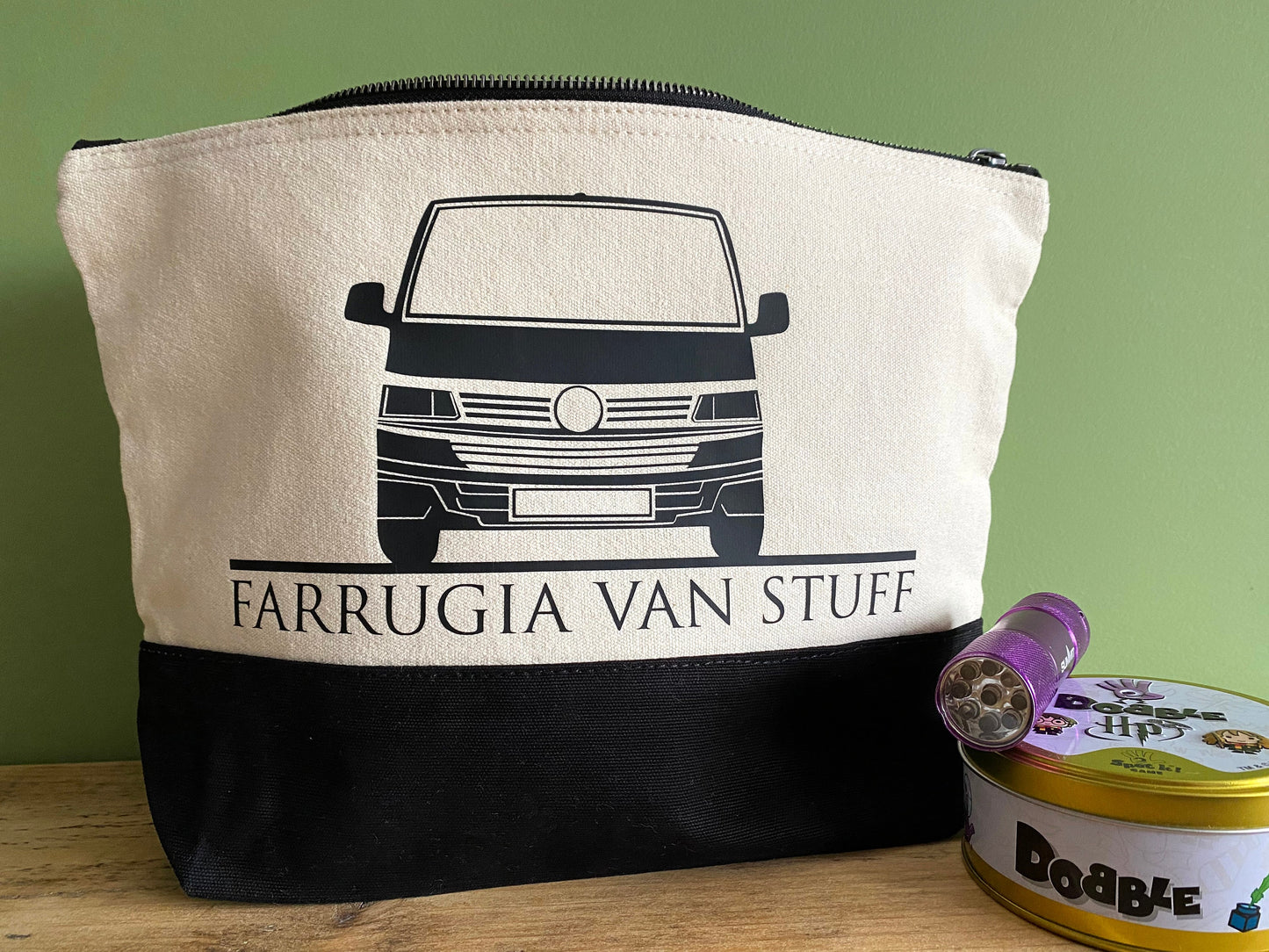VW Accessory, Personalisable Zip Bag, Van First Aid Kit, Gift, Volkswagen T4 T5 T6, Crafty Cath's
