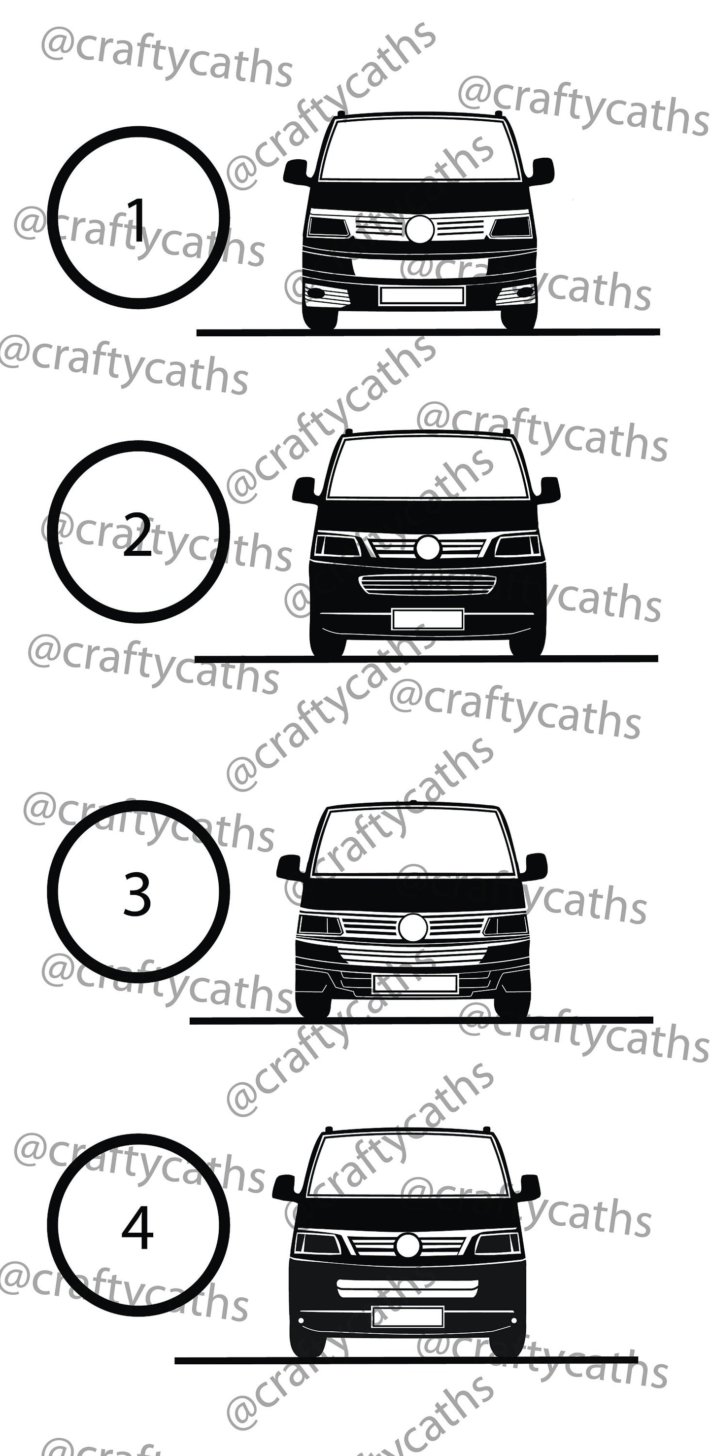 VW Accessory, Personalisable Zip Bag, Van First Aid Kit, Gift, Volkswagen T4 T5 T6, Crafty Cath's